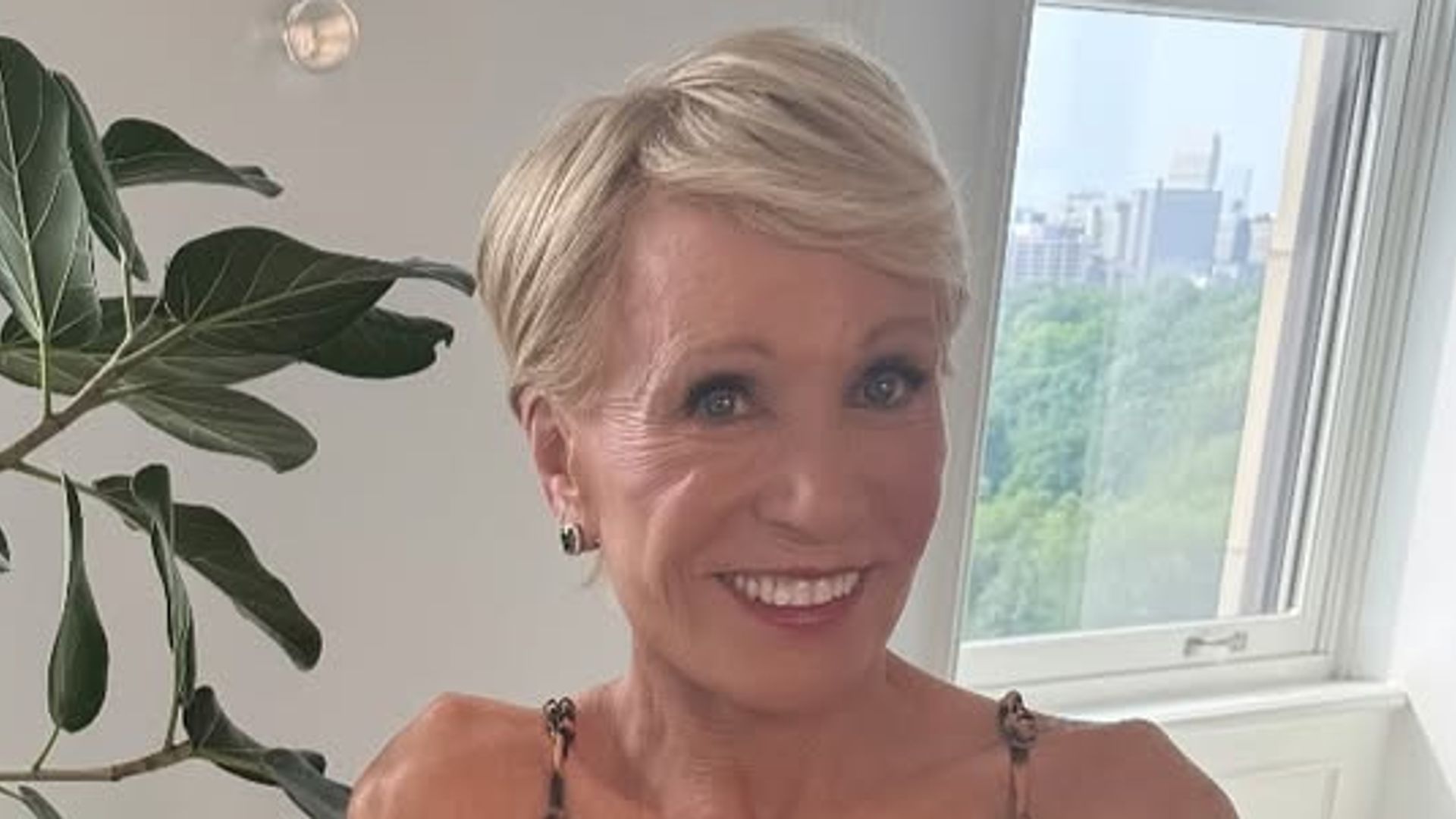 Barbara Corcoran stuns in a swimsuit in her apartment