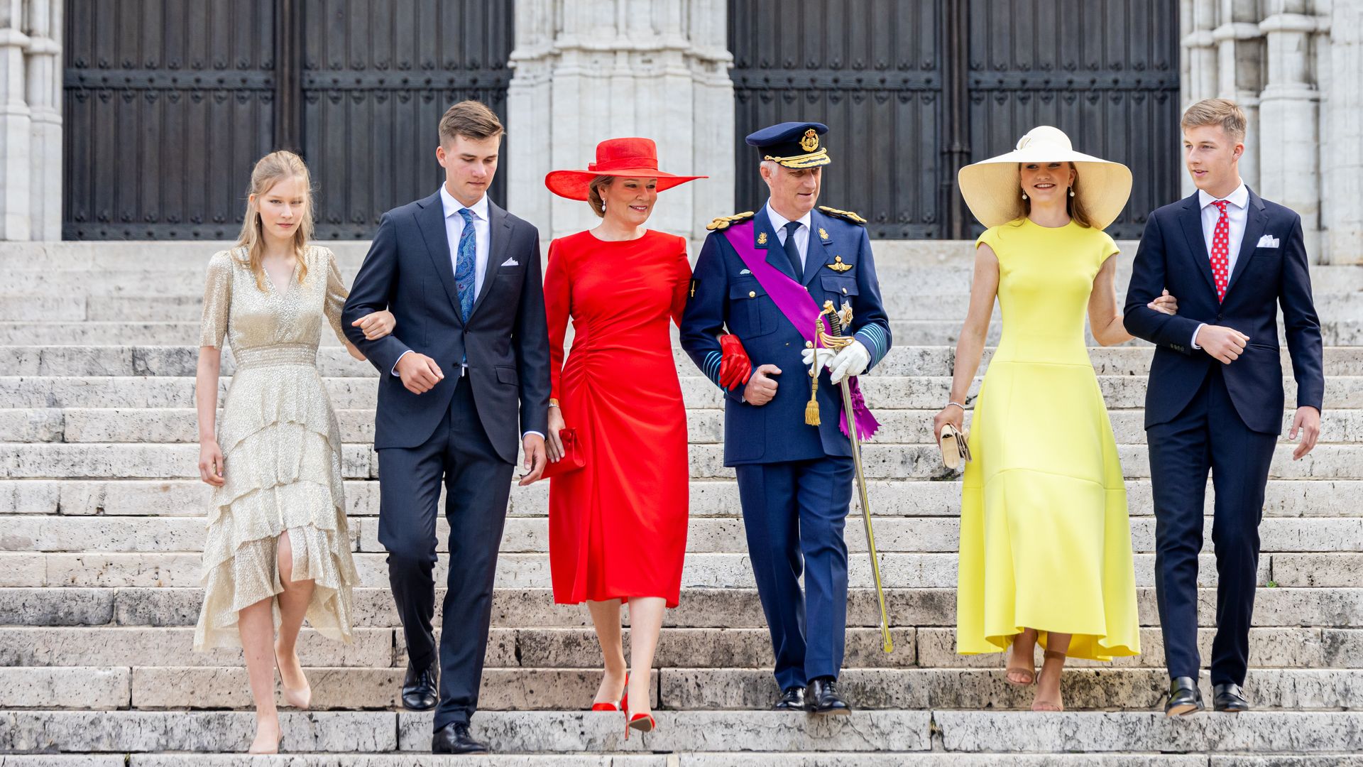 Belgium Royal Family Attends National Day Ceremony
