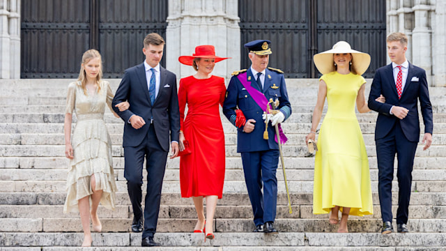 Belgium Royal Family Attends National Day Ceremony