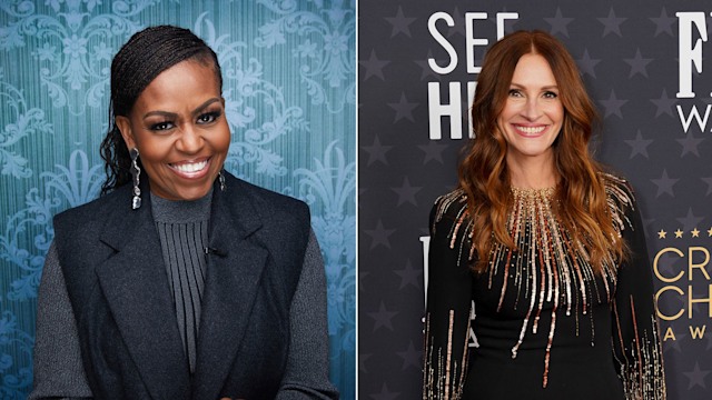 michelle obama split image julia roberts