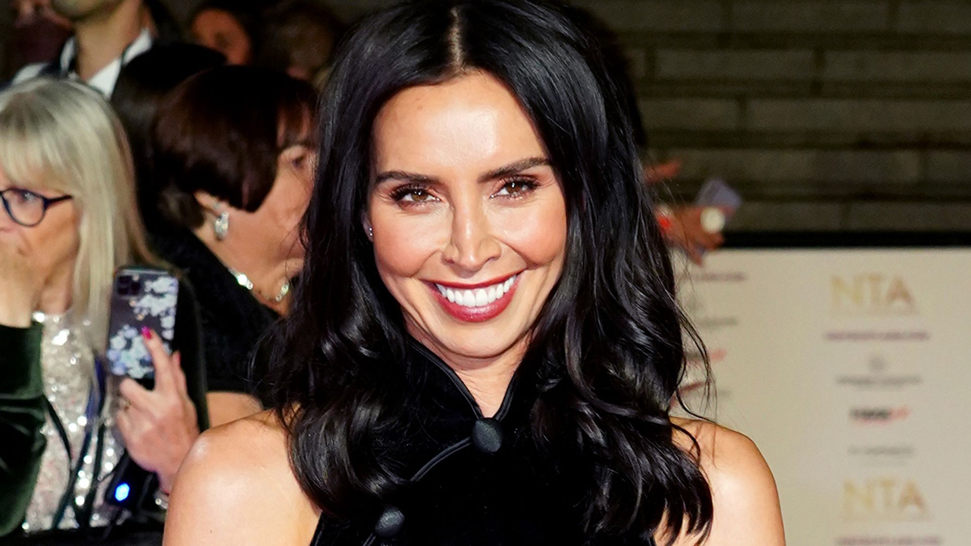christine lampard attends national television awards