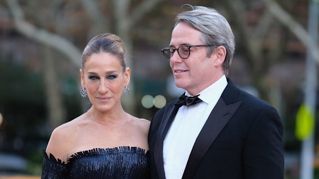 Sarah Jessica Parker and Matthew Broderick in black tie