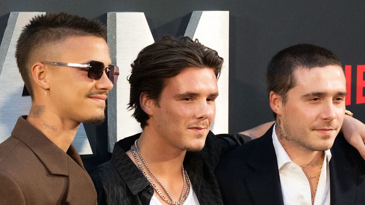 Romeo and Cruz Beckham enjoy Parisian double date amid family feud with their brother Brooklyn