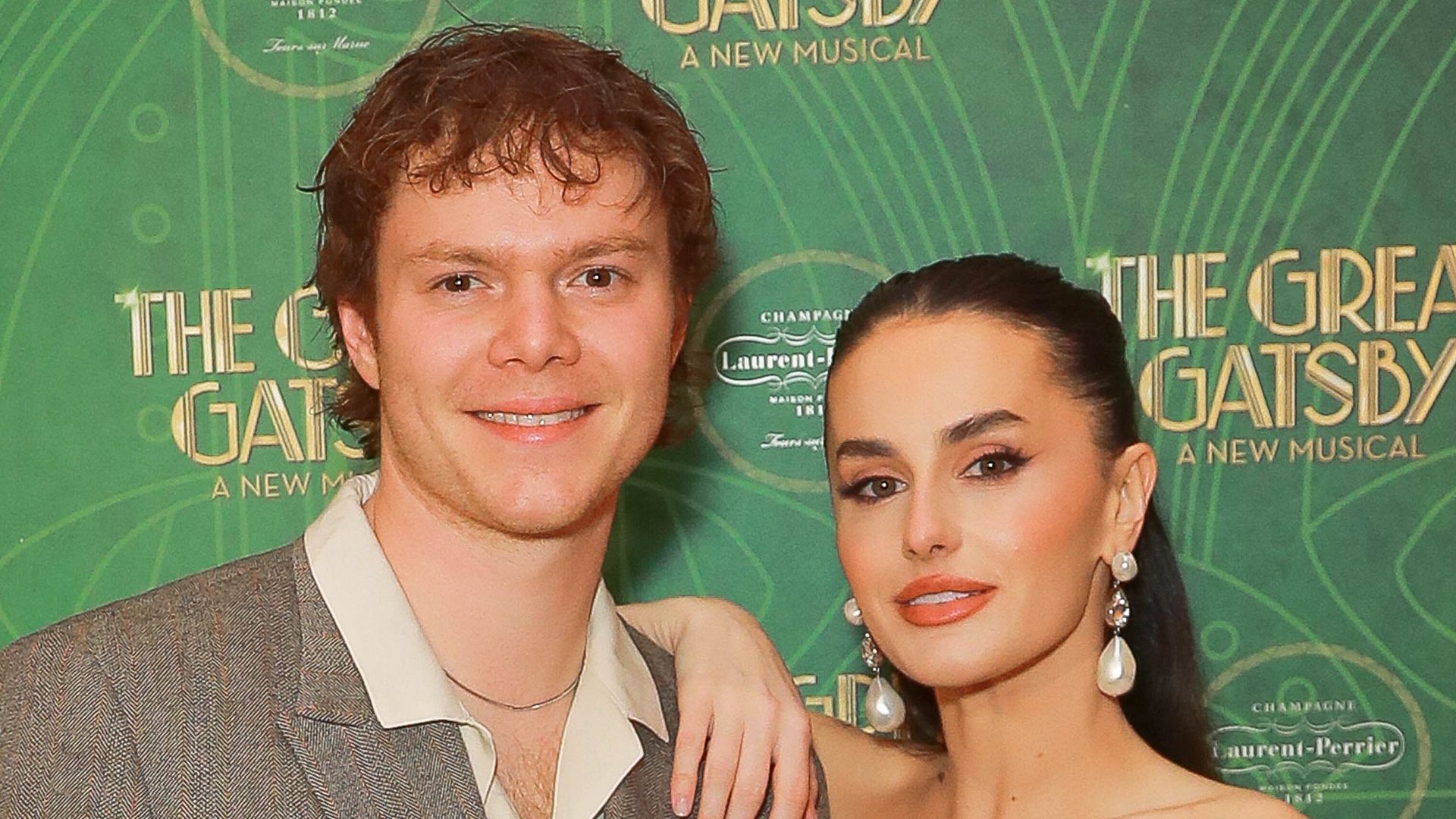 Ben Joyce and Amber Davies at the premiere of The Great Gatsby