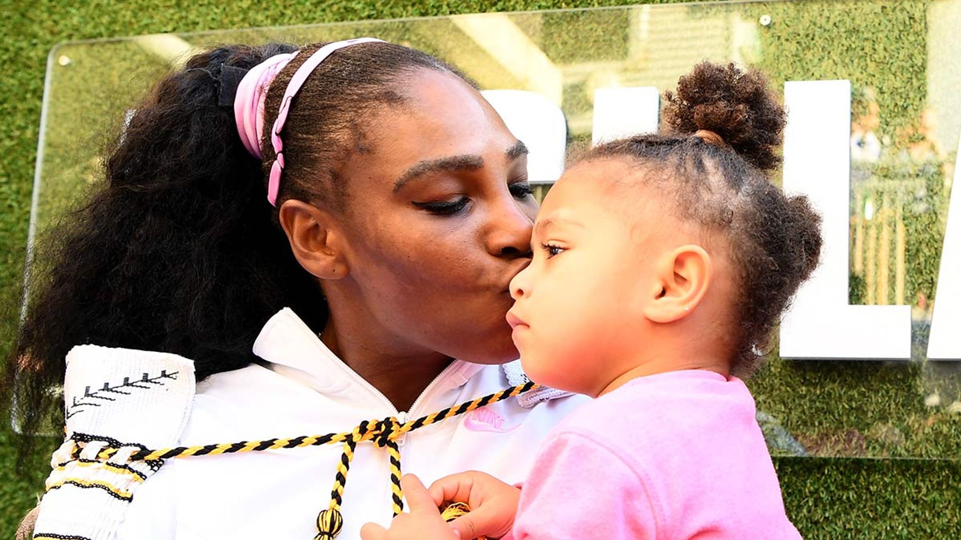 Serena Williams' daughter Olympia is twinning with mom at her 1st