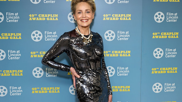 Sharon Stone attends the 49th Chaplin Award Honoring Jeff Bridges