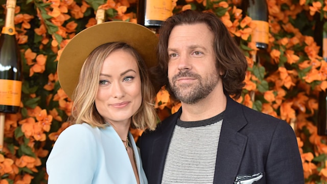 Olivia Wilde and Jason Sudeikis attend the 9th Annual Veuve Clicquot Polo Classic in Los Angeles, California, on October 6, 2018