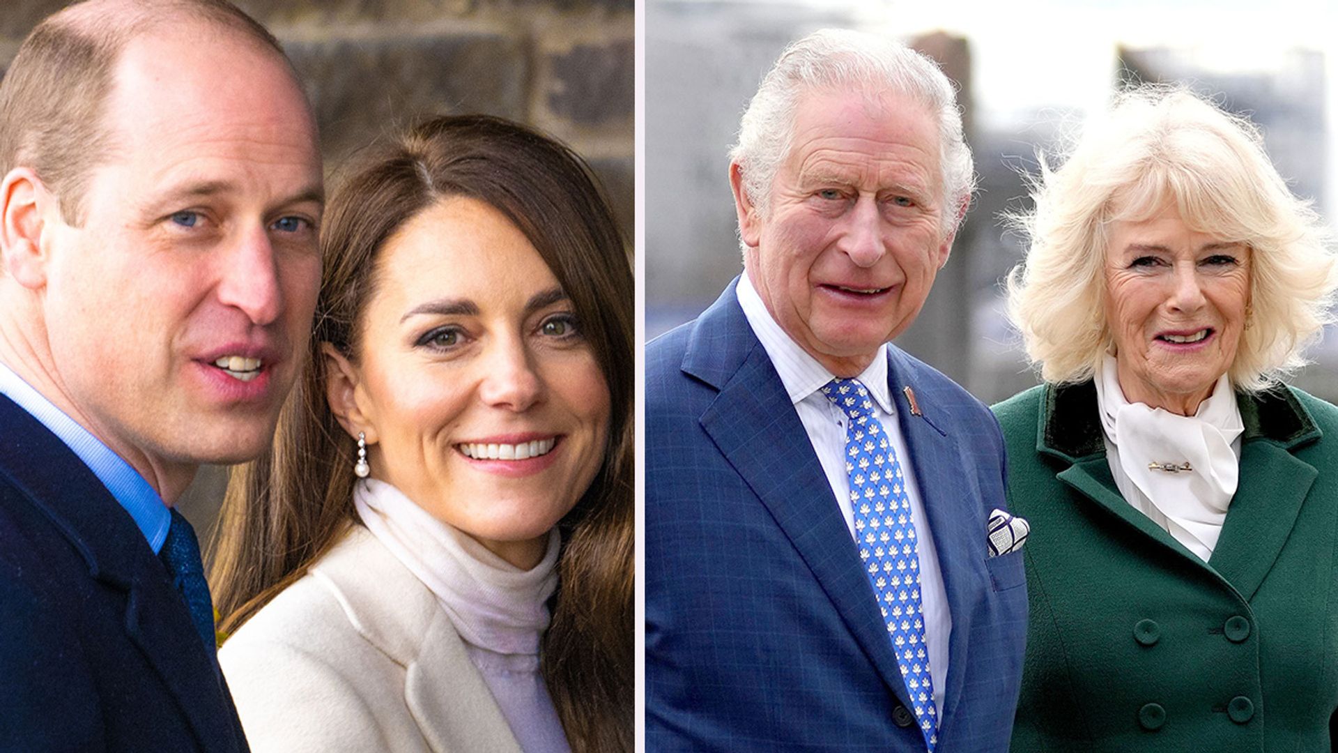 Prince William, Princess Kate, King Charles and Queen Camilla 
