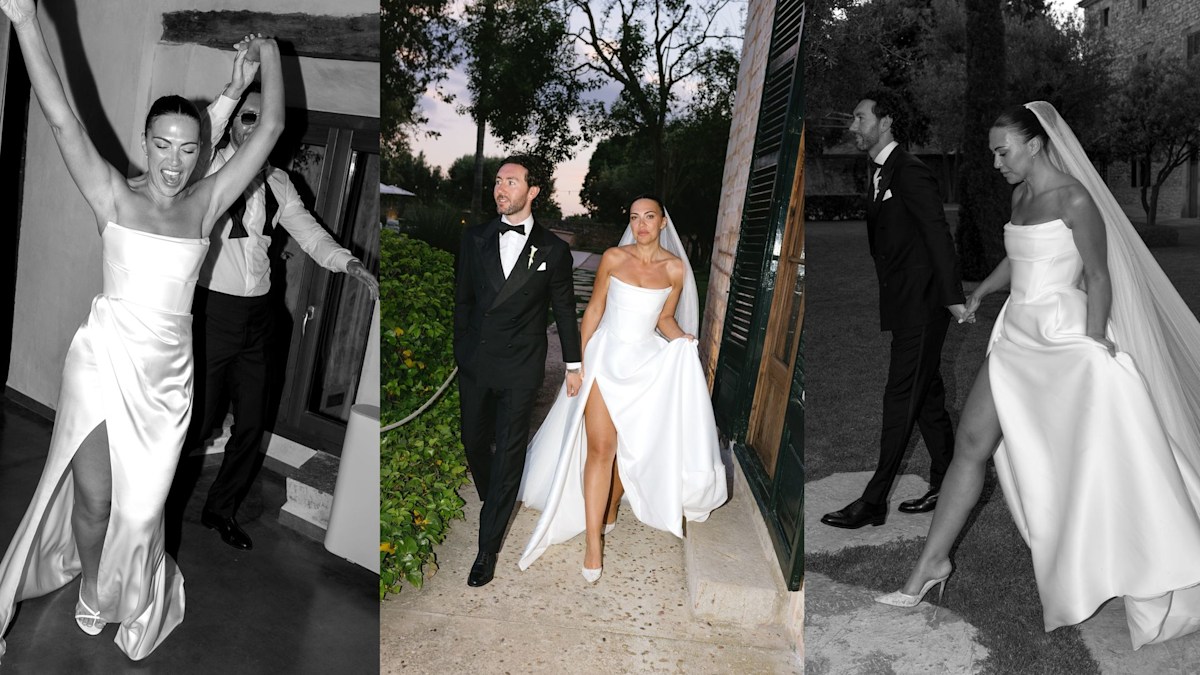 This real-life bride’s wardrobe was a love letter to Bianca Jagger and Australian fashion