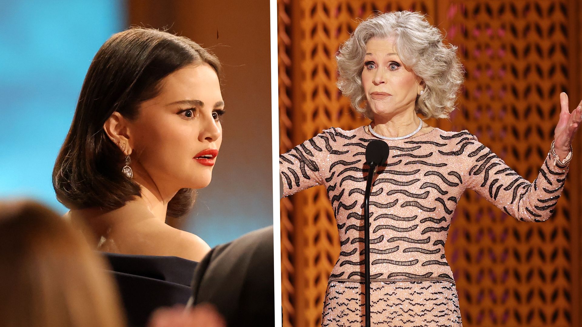 SAG Awards best moments from Jane Fonda's technical interruption to Selena Gomez's shocking win