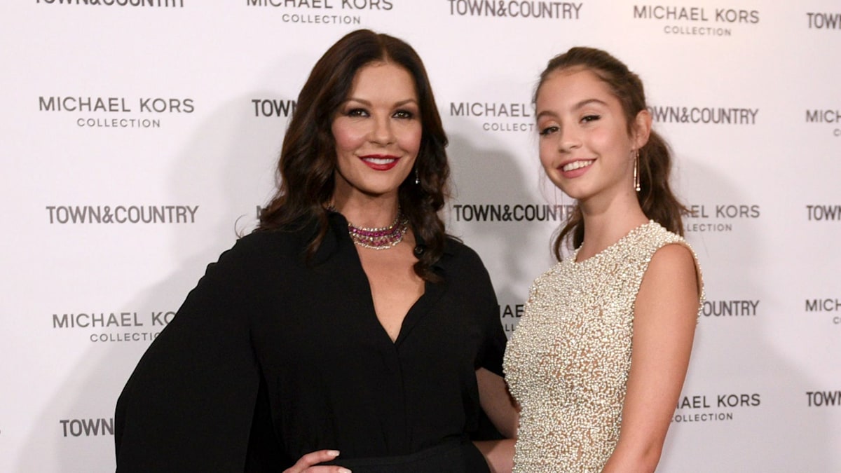 Catherine Zeta-Jones' daughter, 20, looks just like her mother in ...