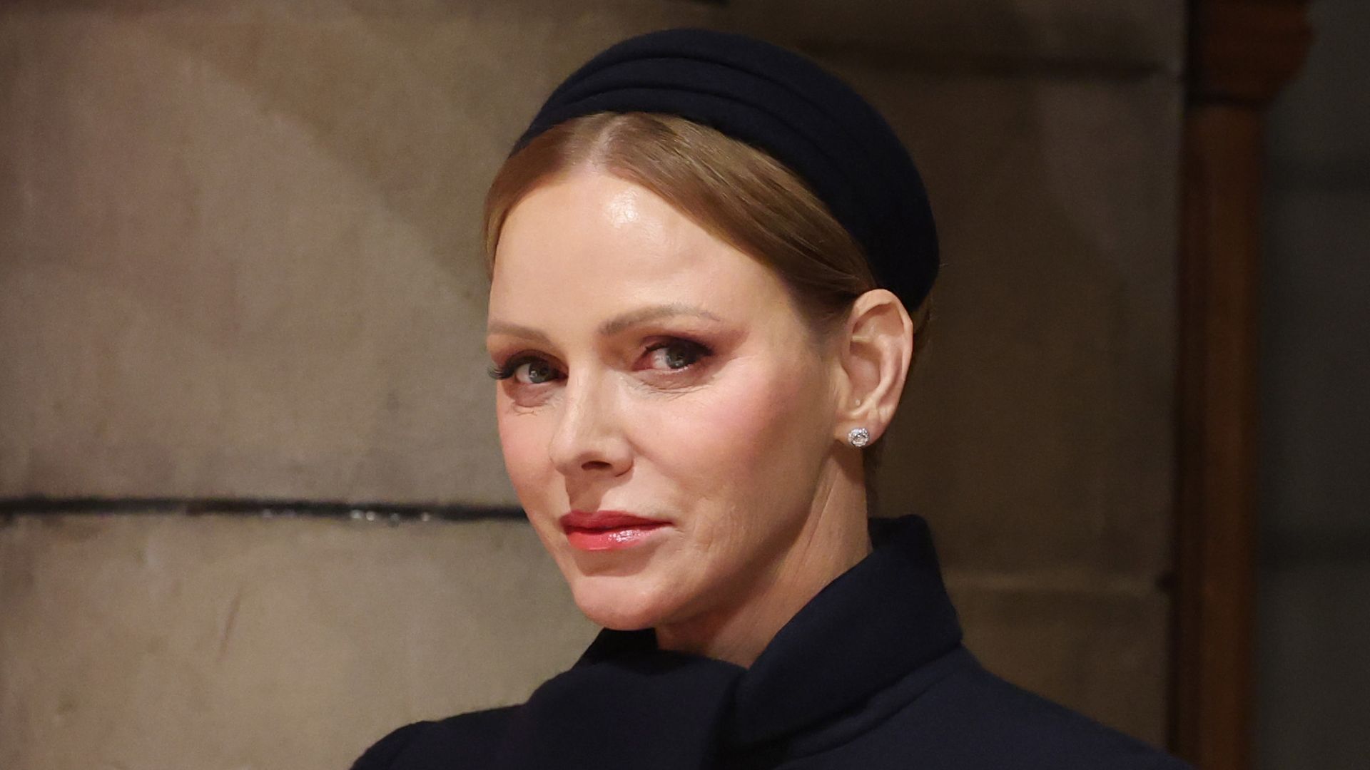 MONACO, MONACO - JANUARY 27: (EDITOR'S NOTE : NO TABLOIDS WEB & PRINT, NO DAILY MAIL, NO DAILY MAIL GROUP, NO BILD, NO CHI, NO VOICI, NO CLOSER) Princess Charlene of Monaco attends the 2026 Ceremony Of The Sainte-Devote on January 27, 2026 in Monaco, Monaco.Sainte Devote is the patron saint of The Principality Of Monaco and France's Mediterranean Corsica island. (Photo by Pascal Le Segretain/Getty Images)