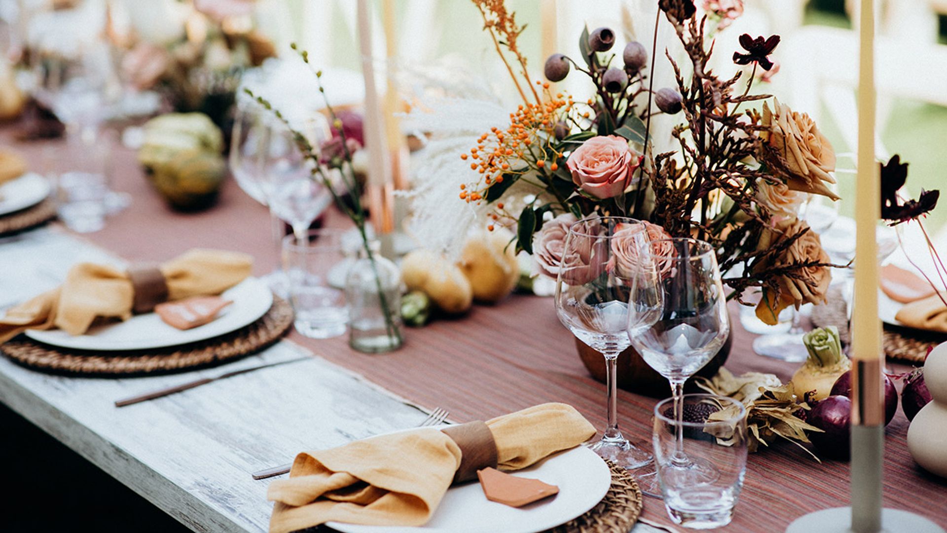 Wedding table settings: How to transform your venue on a budget | HELLO!