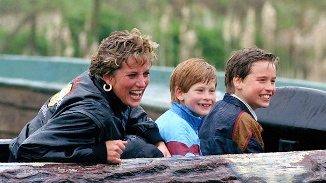 princess diana with sons