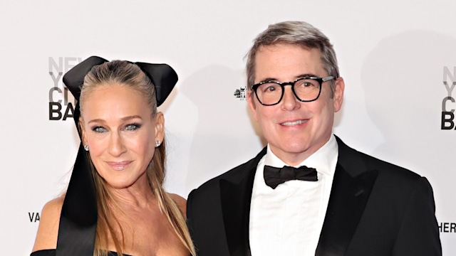 Sarah Jessica Parker and Matthew Broderick attend the New York City Ballet 2023 Fall Fashion Gala at David H. Koch Theater, Lincoln Center on October 05, 2023 in New York City.