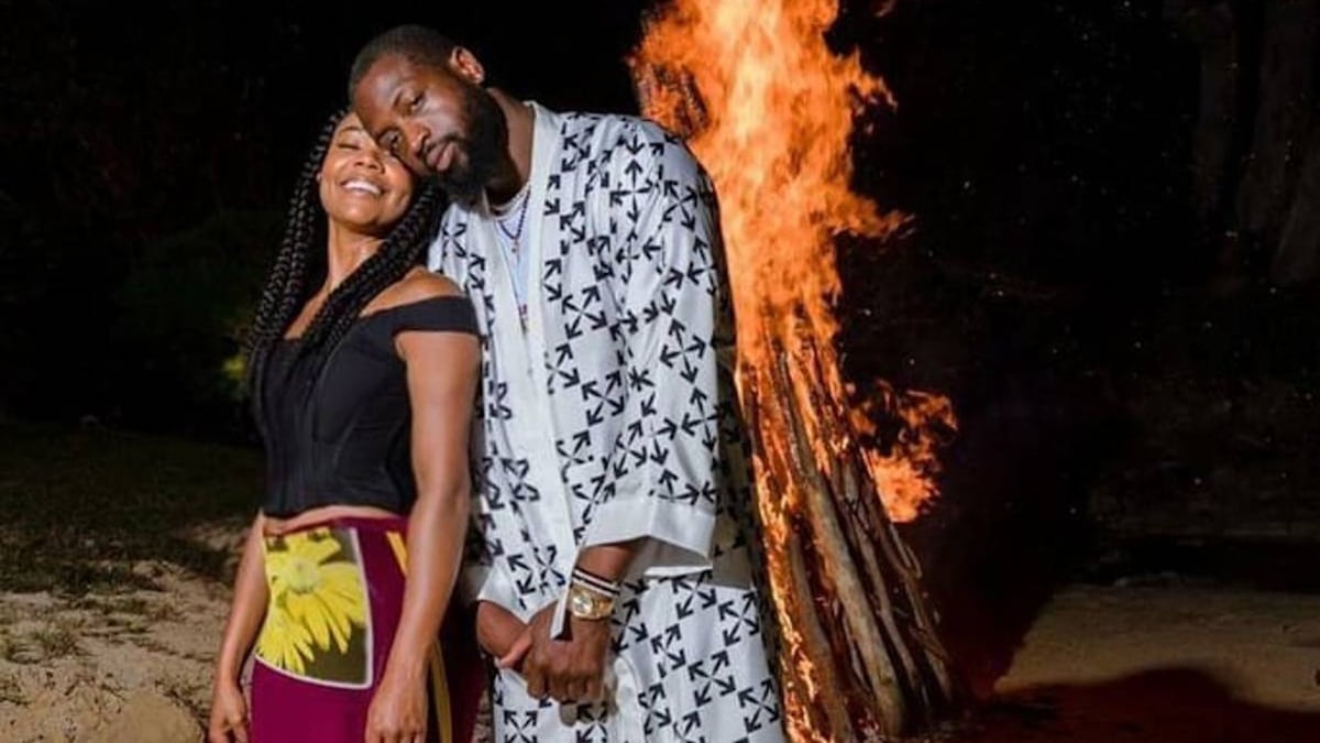 Dwyane Wade and Gabrielle - Image 2 from Celebrity Date Night