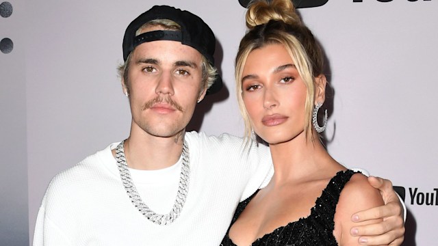 Justin Bieber and Hailey Bieber attend the premiere of YouTube Originals' "Justin Bieber: Seasons" at Regency Bruin Theatre on January 27, 2020 in Los Angeles, California