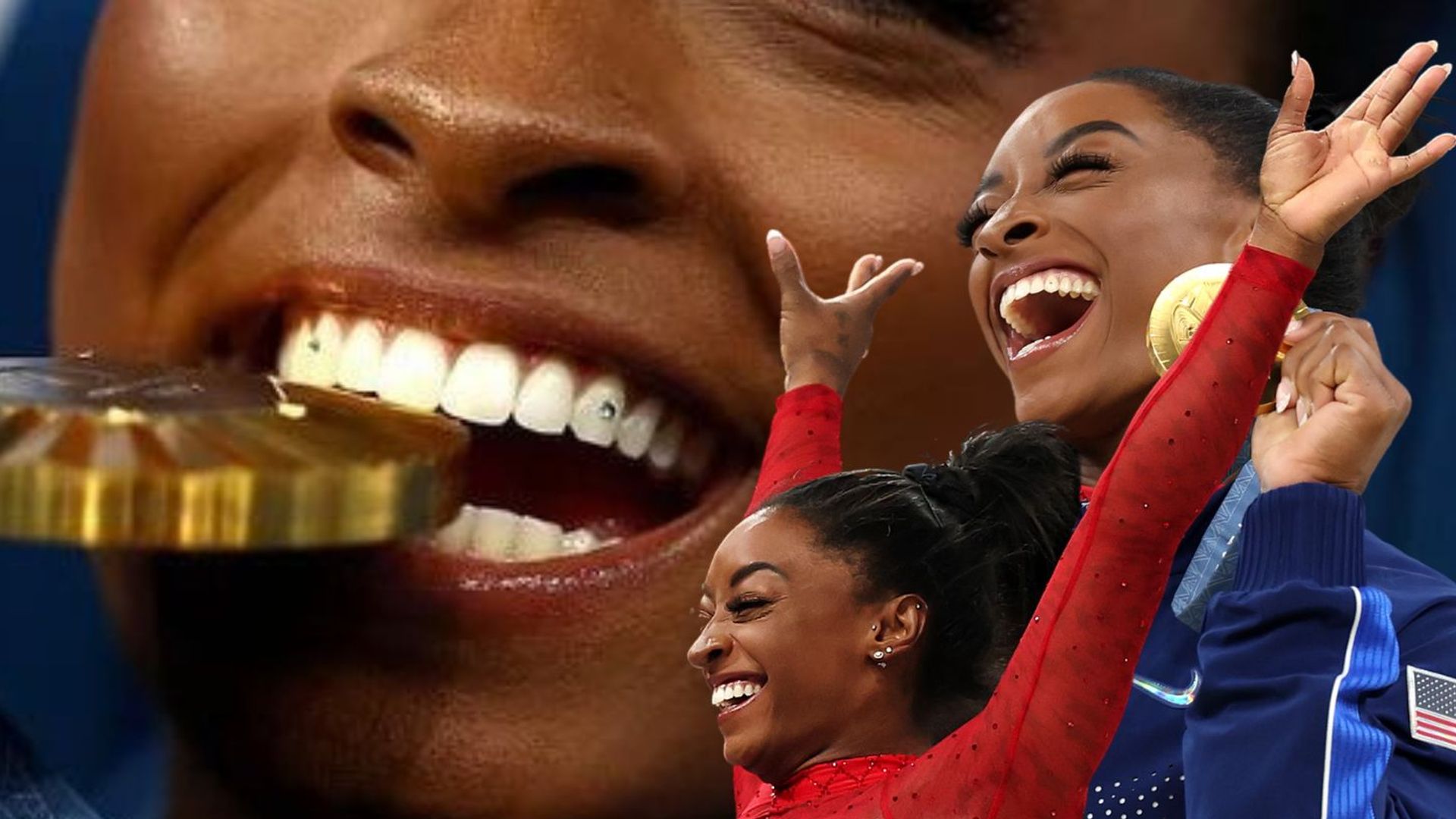 Simone Biles brought back the Y2K tooth gem - and nobody noticed