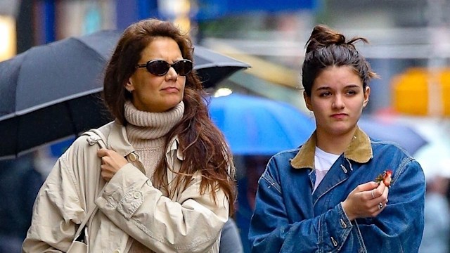 Katie Holmes and daughter Suri Cruise 