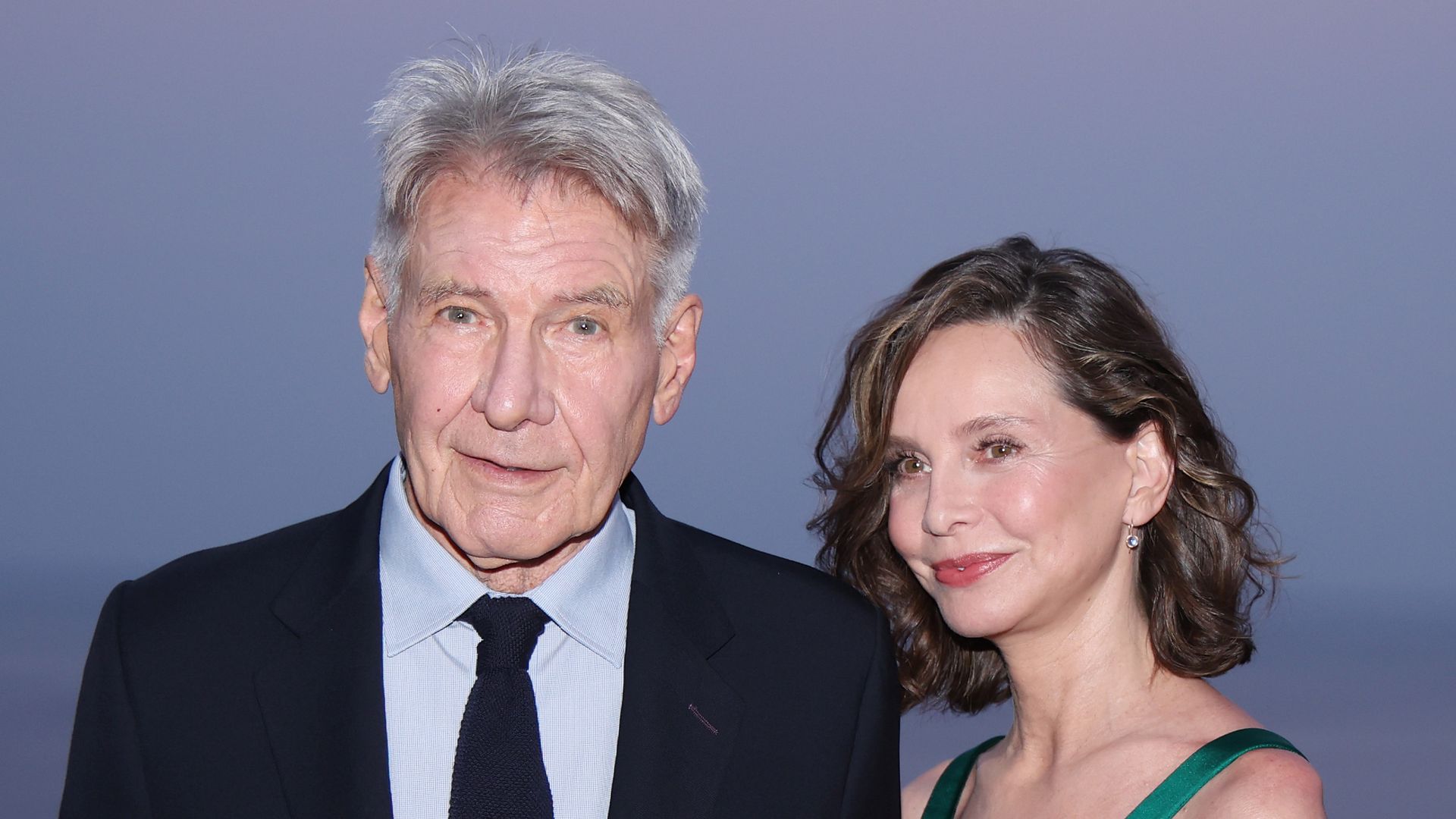 Harrison Ford, 80, Calista Flockhart, 58 turn heads in Italy as actress showcases her incredible physique in satin dress