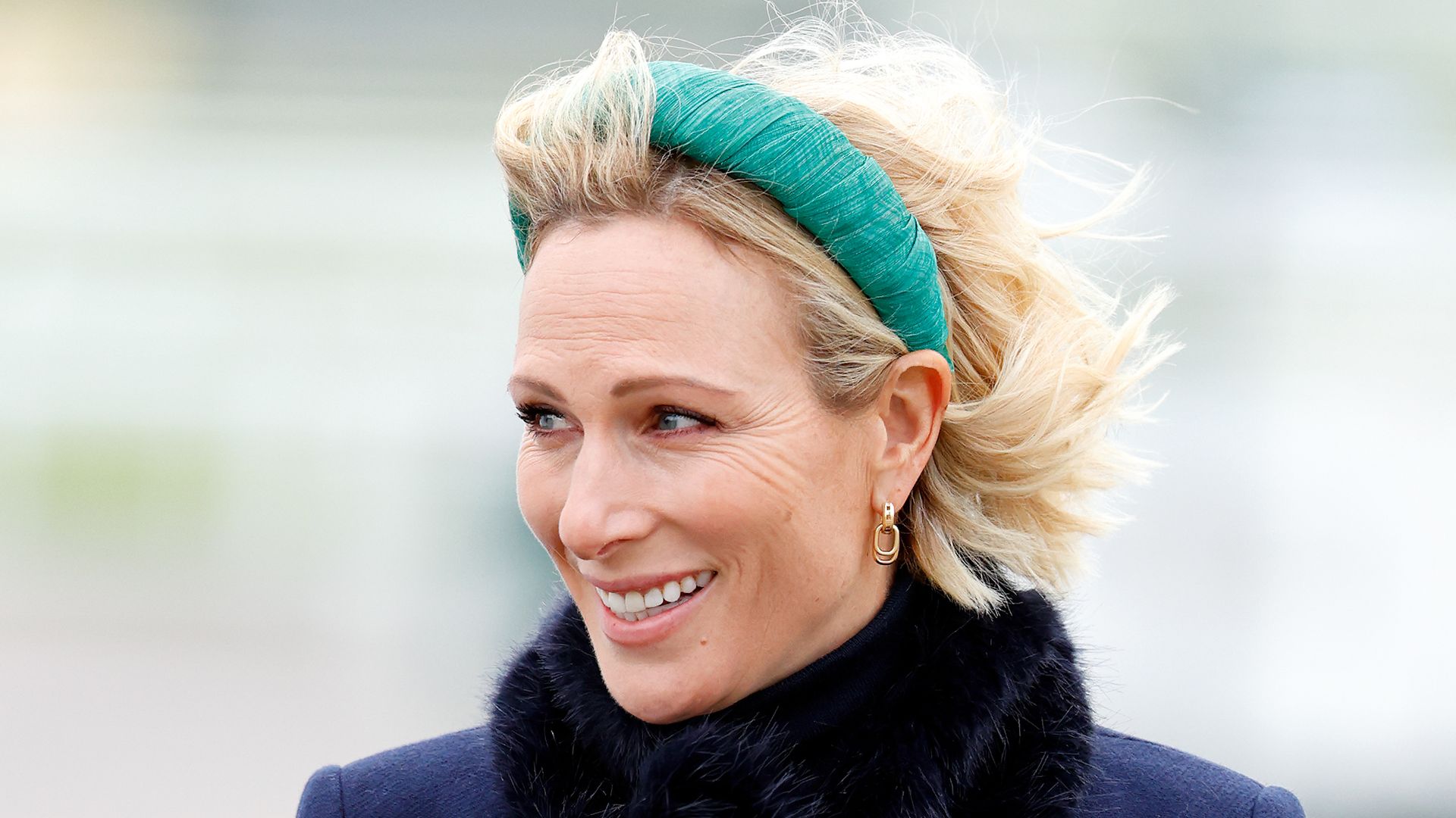 Zara Tindall, 44, braves the winter winds in 'dramatic' fur-lined coat – her take on 2026's biggest trend