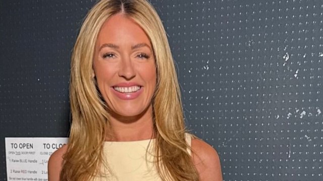 Cat Deeley butter yellow dress