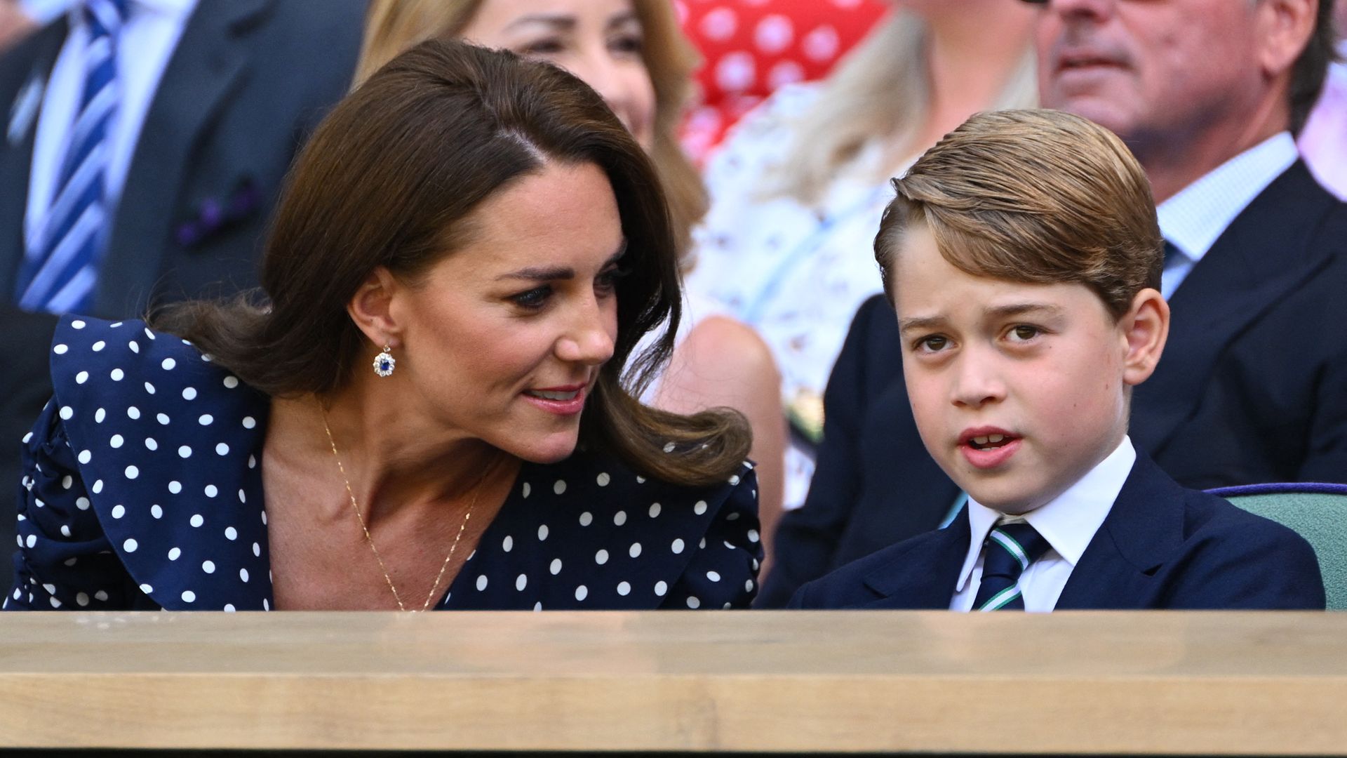 Kate Middleton and Prince George at Wimbledon 2022