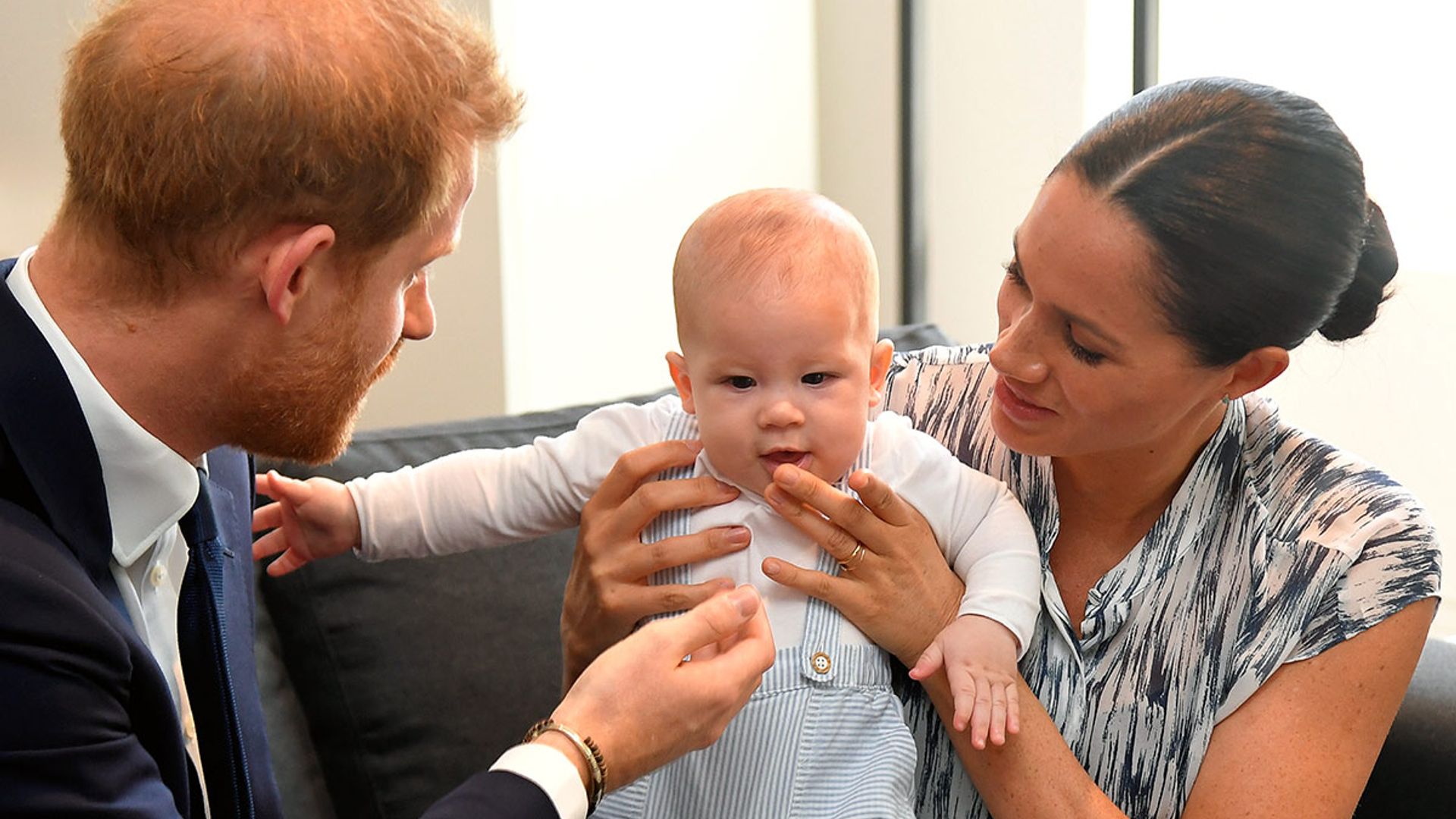 harry and meghan and archie 