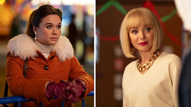 Megan Cusack and Helen George in Call the Midwife