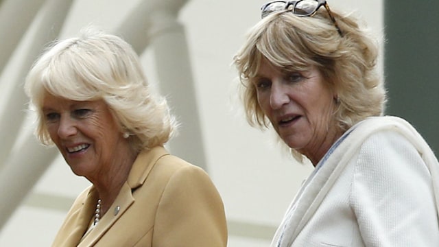 Camilla and her sister Annabel Elliot