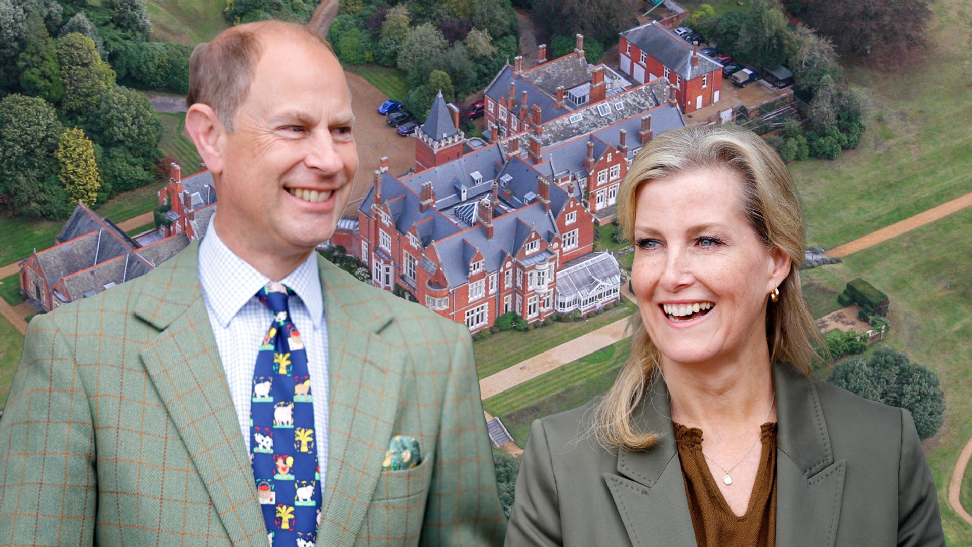 Duchess Sophie’s view from beautiful terrace at grand estate goes on forever