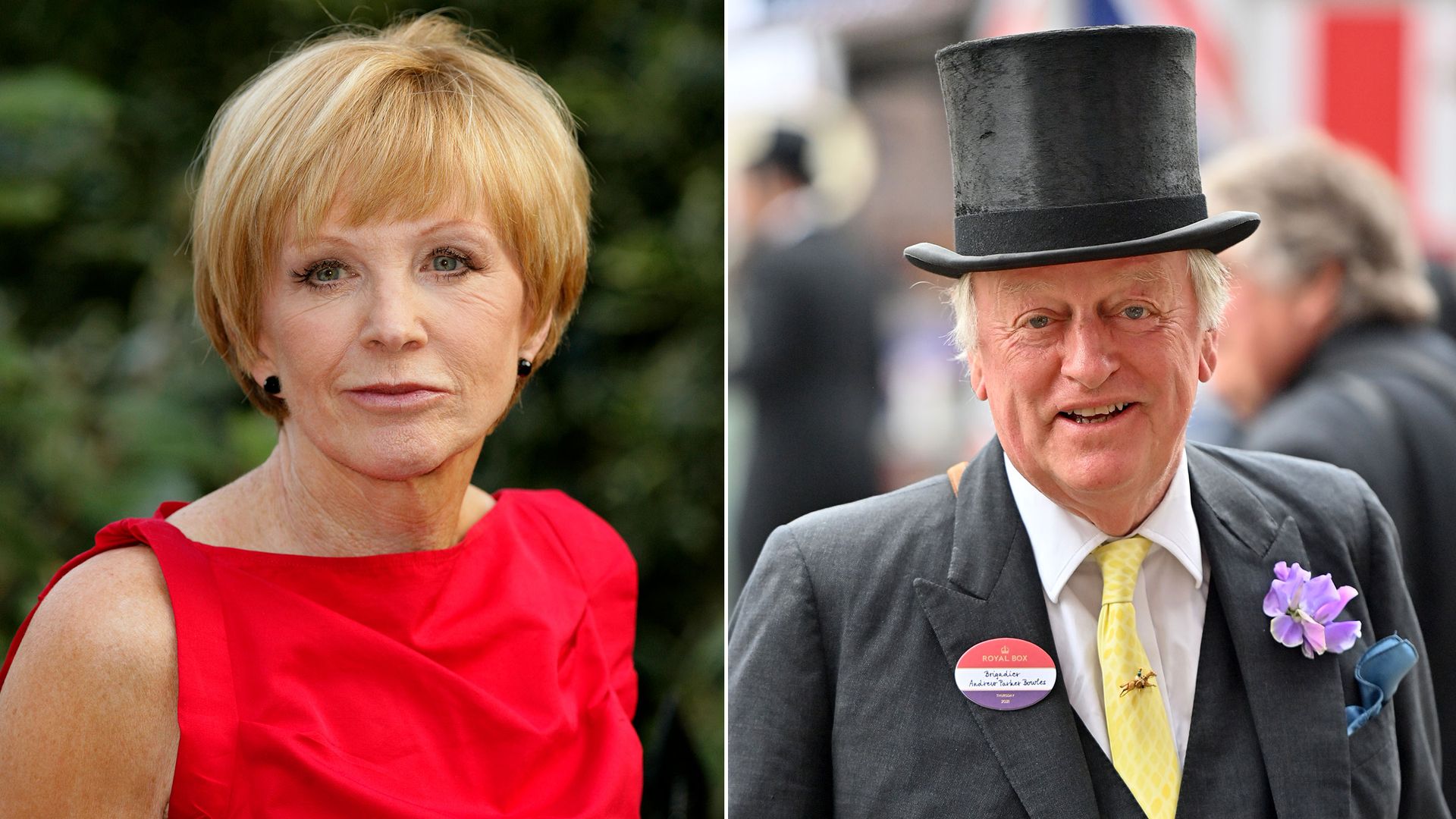 Anne Robinson and Andrew Parker Bowles