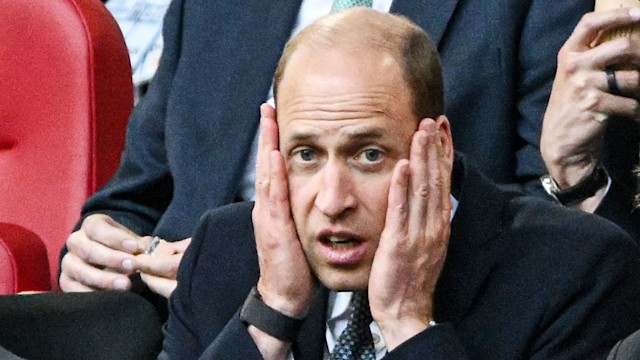 Prince William of Wales in the stands during the UEFA EURO 2024 quarter-final match between England and Switzerland 