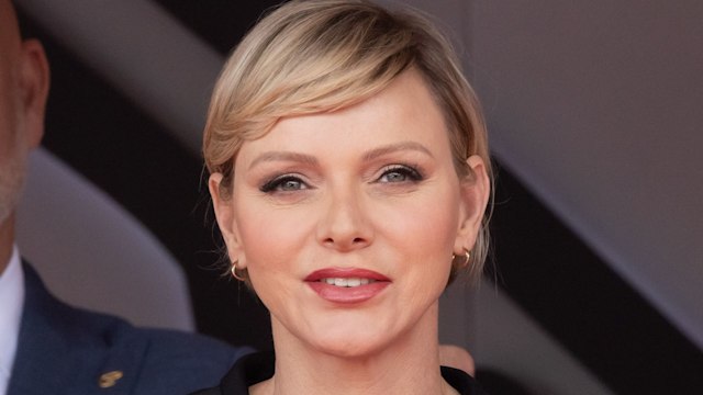 princess charlene in black jacket 