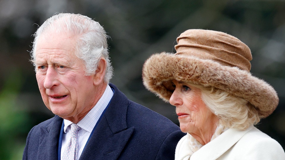 King Charles and Queen Camilla beam as they enjoy church outing in Sandringham