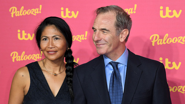 Robson Green and Zoila Short 
