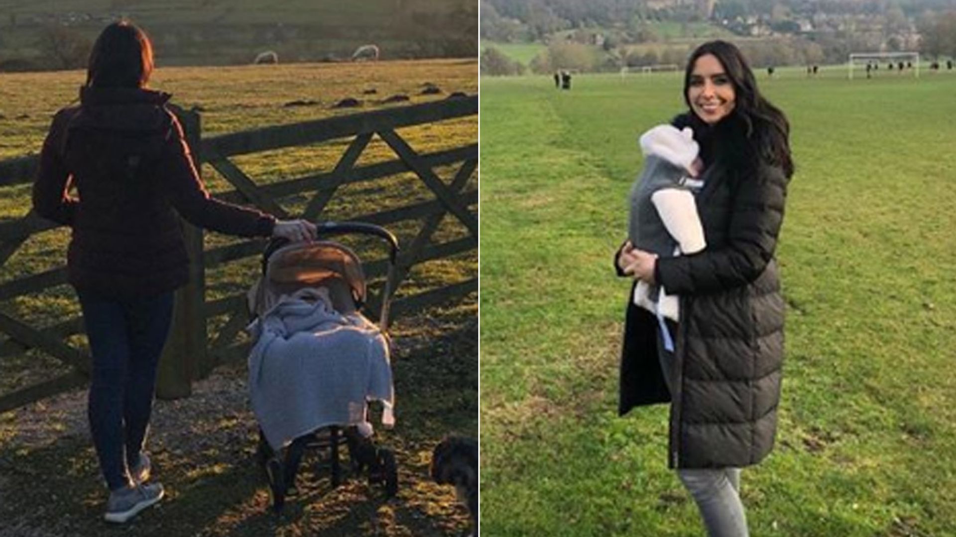 christine lampard with baby