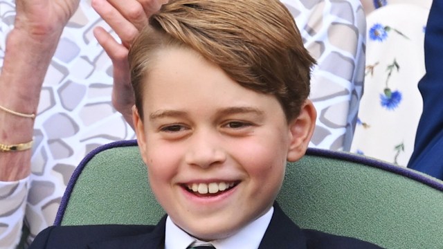 Prince George attends The Wimbledon Men's Singles Final at the All England Lawn Tennis and Croquet Club on July 10, 2022