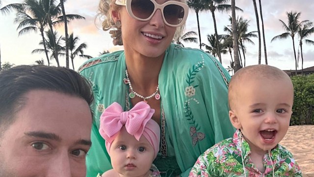 paris hilton and children in hawaii