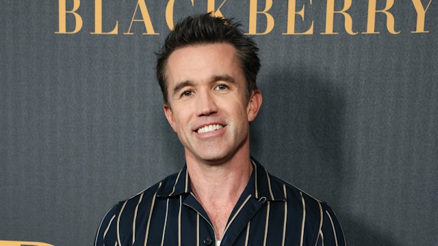 Rob McElhenney attends the Los Angeles premiere of "Blackberry" 