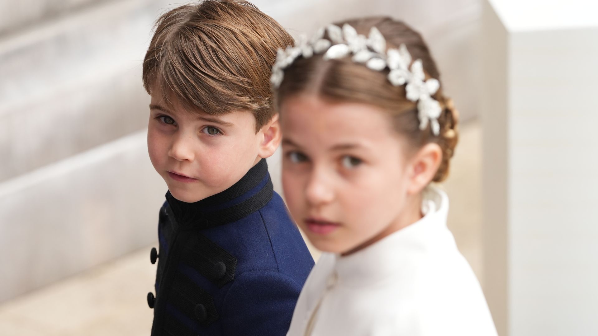 Prince Louis and Princess Charlotte behaved impeccably 