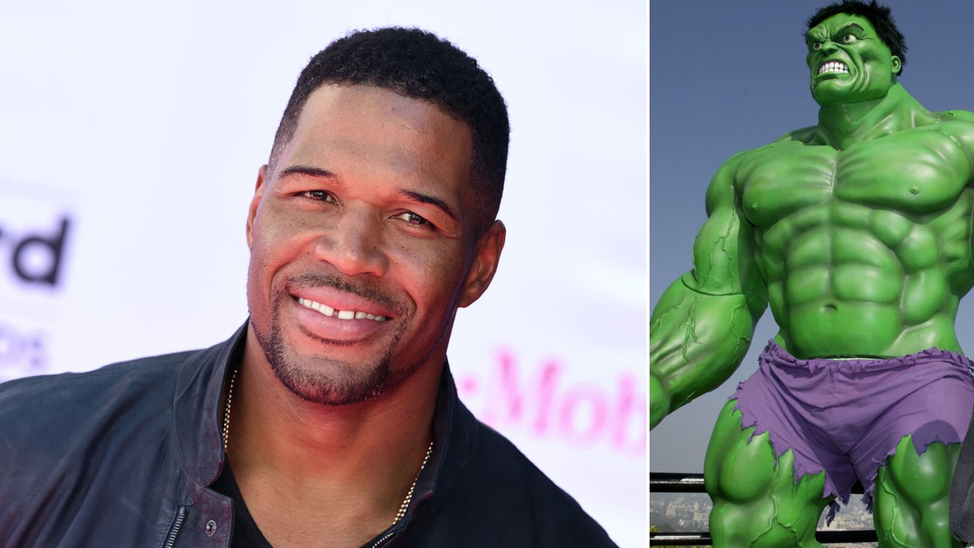 GMA's Michael Strahan shares shirtless photo - and he looks just like the Incredible Hulk