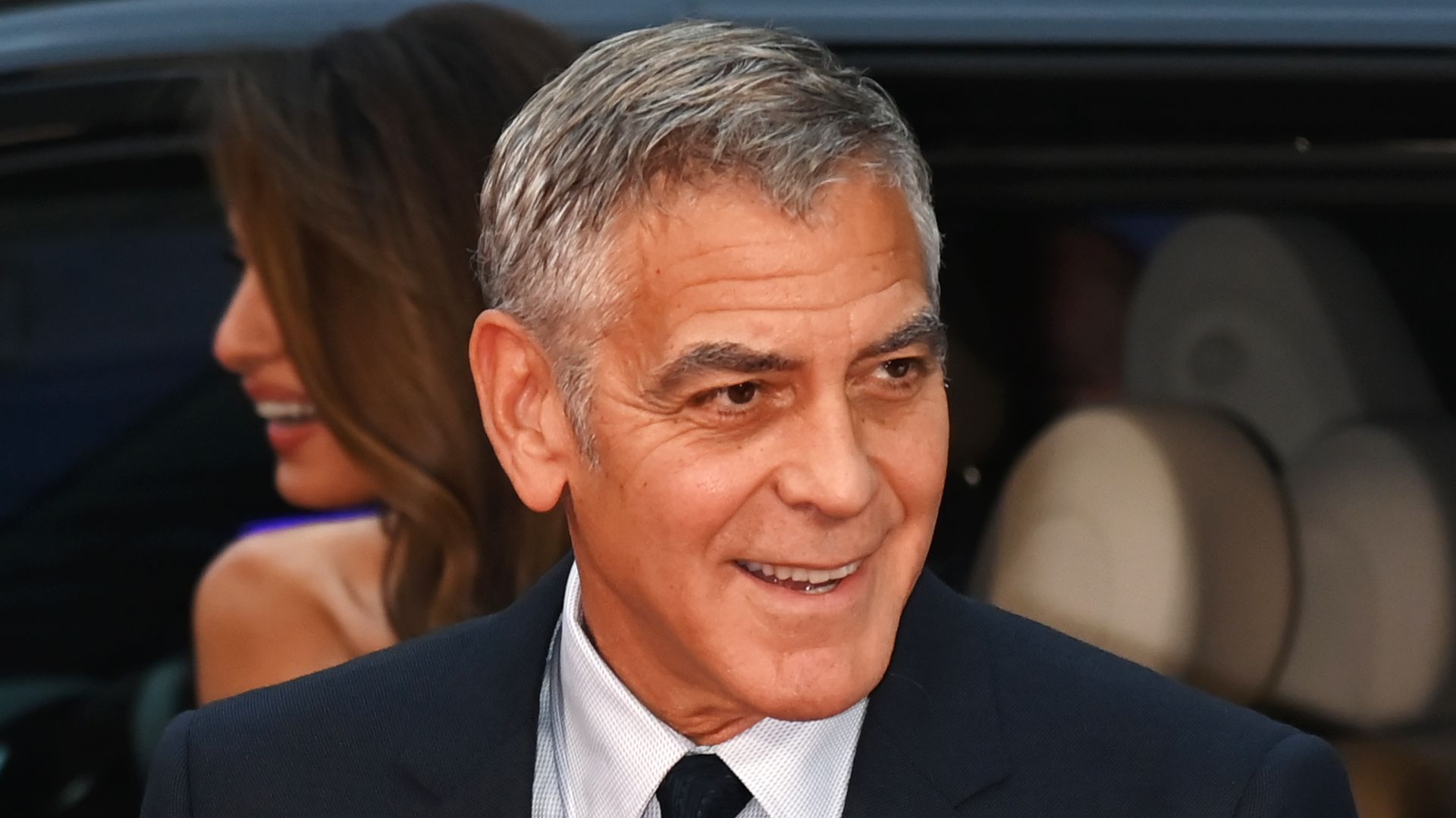 LONDON, ENGLAND - OCTOBER 10: Amal Clooney and George Clooney attend the Headline Gala screening of "Jay Kelly" during the 69th BFI London Film Festival at The Royal Festival Hall on October 10, 2025 in London, England. (Photo by Dave Benett/WireImage)