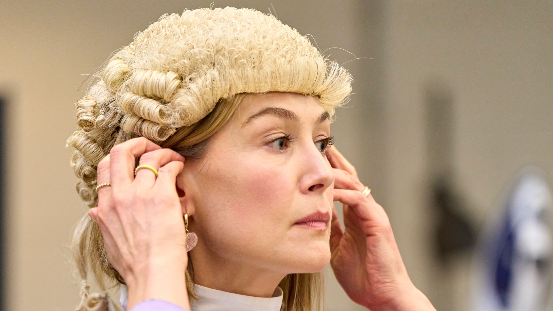 A woman in a Judge's outfit