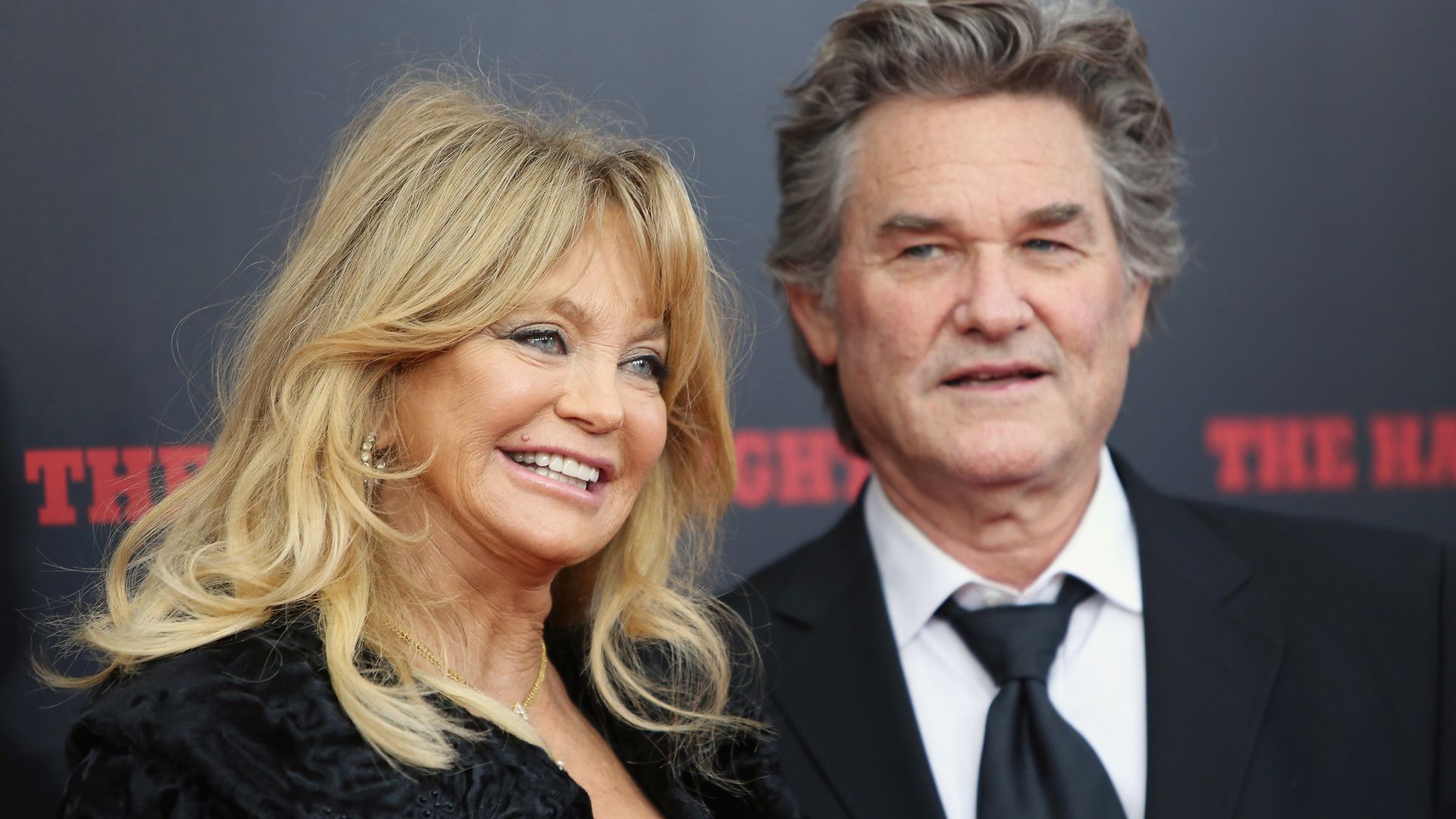 Goldie Hawn and Kurt Russell on the red carpet 