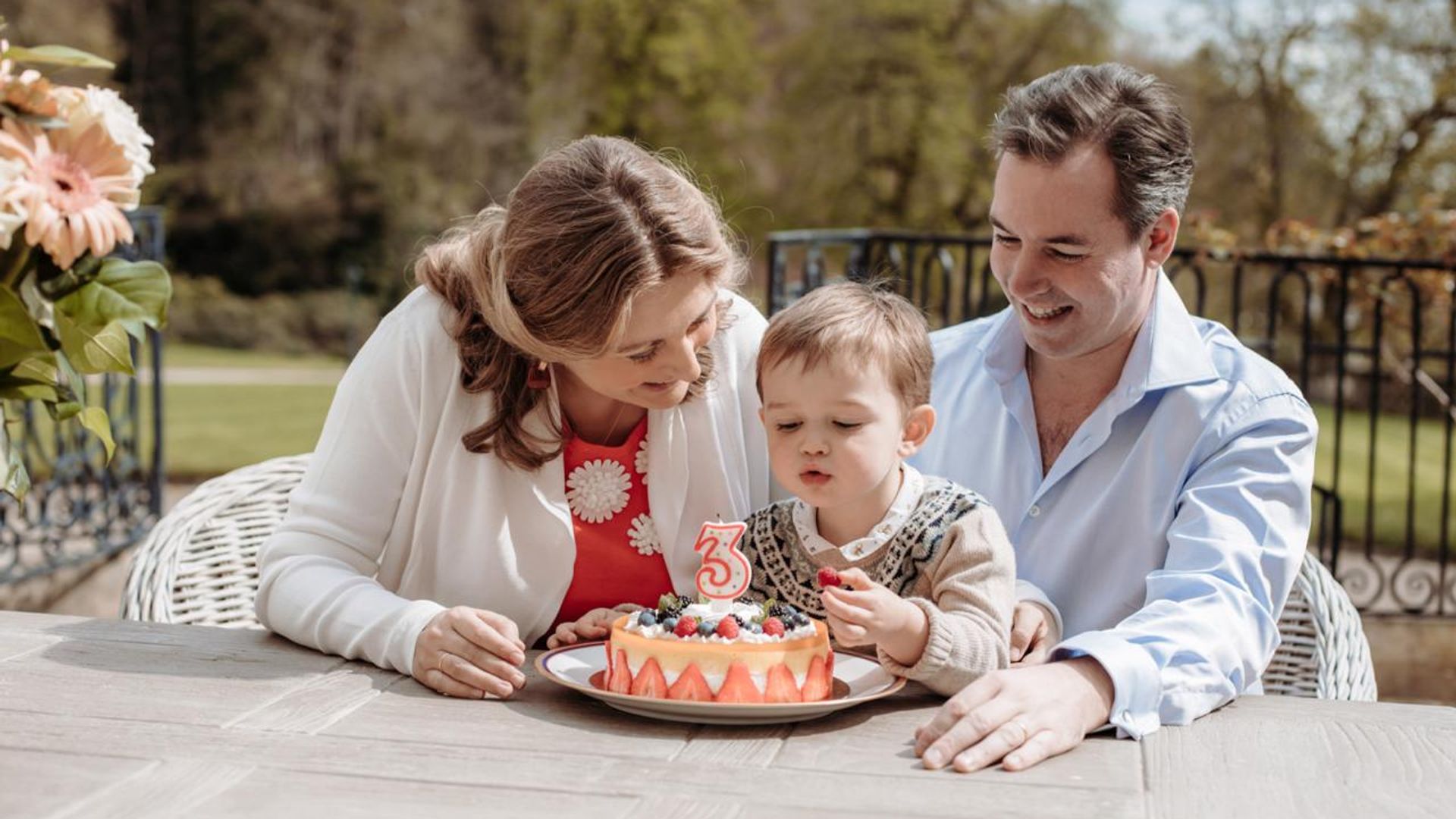 Luxembourg's Princess Stephanie celebrates son's third birthday weeks after welcoming second royal baby