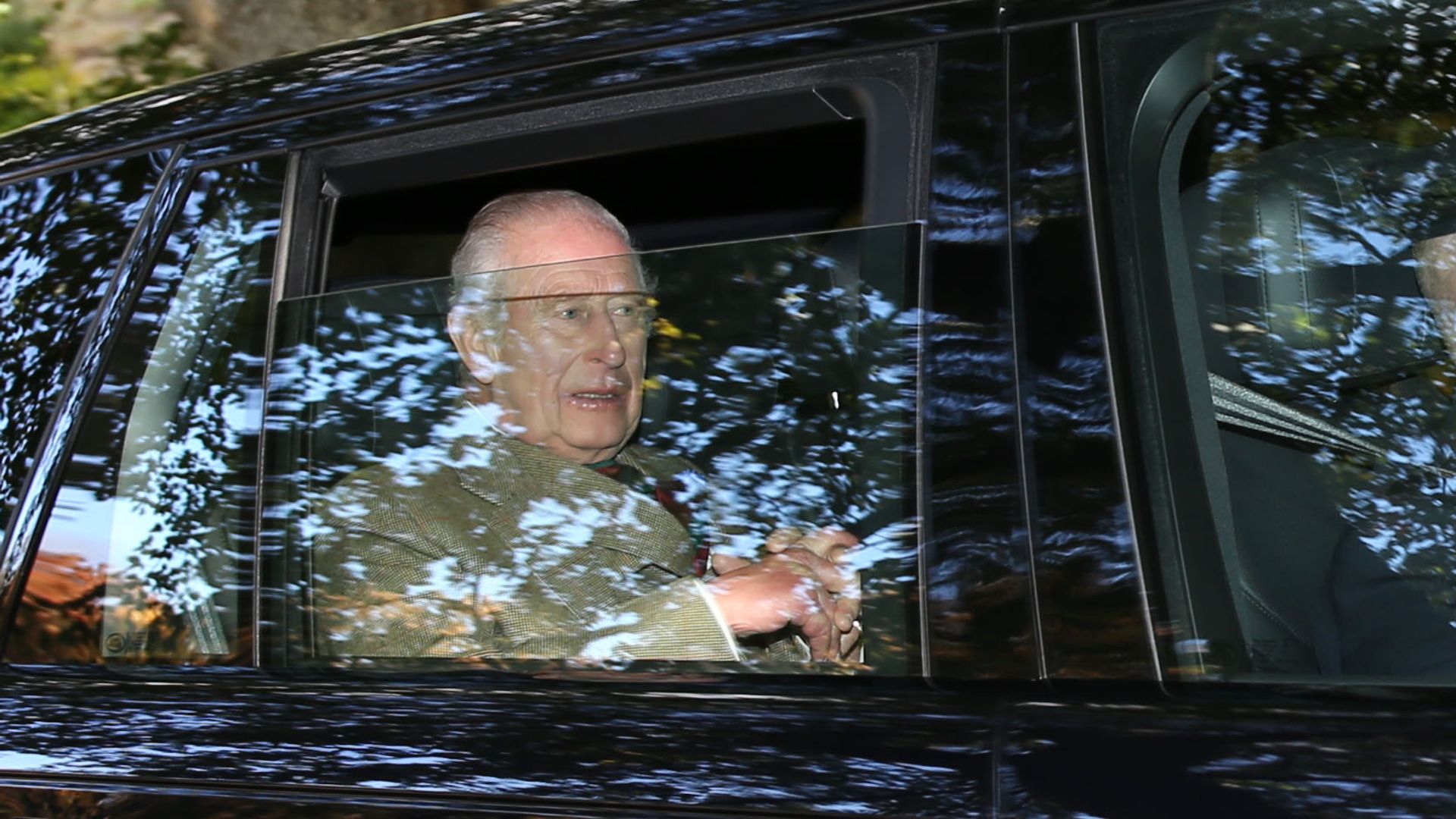 King Charles III and Queen Camilla At Crathie Kirk
