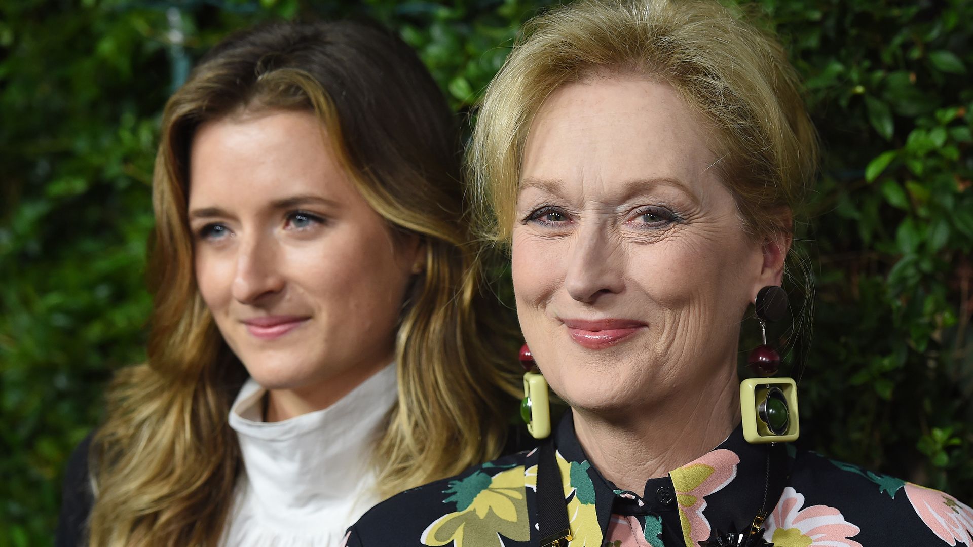 Actress Meryl Streep and lookalike daughter Grace Gummer 
