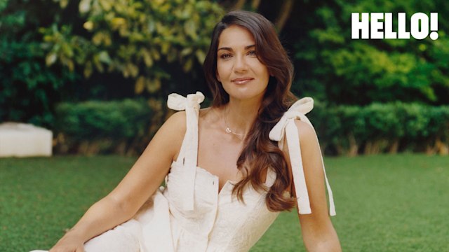 Lorena Bernal posing exclusively for HELLO!