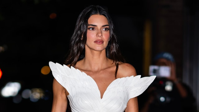  Kendall Jenner is seen in Tribeca on May 07, 2024 in New York City in an angel dress 